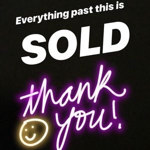 Everything past this post has been sold :)